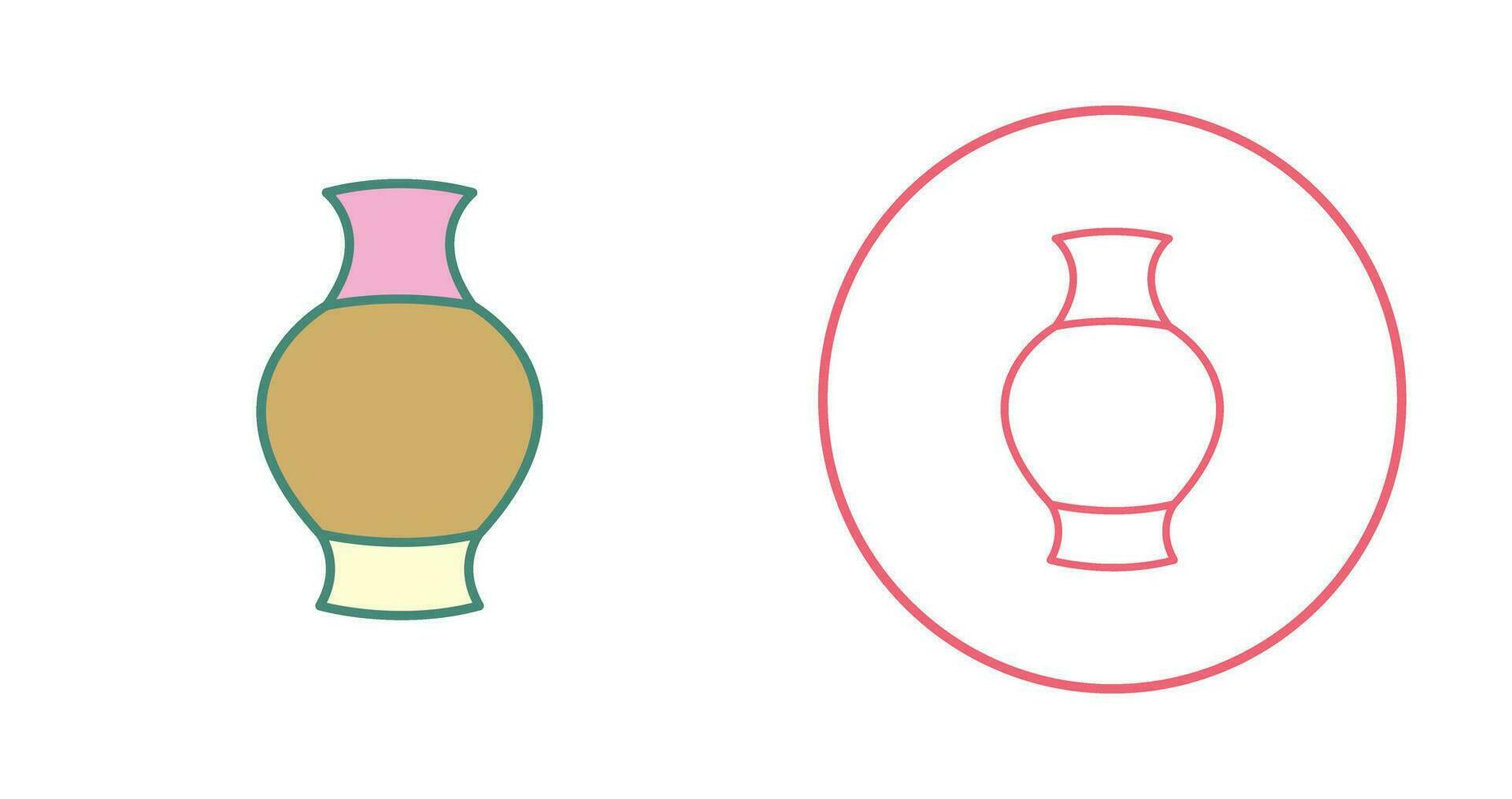 Antique Jar Vector Icon
