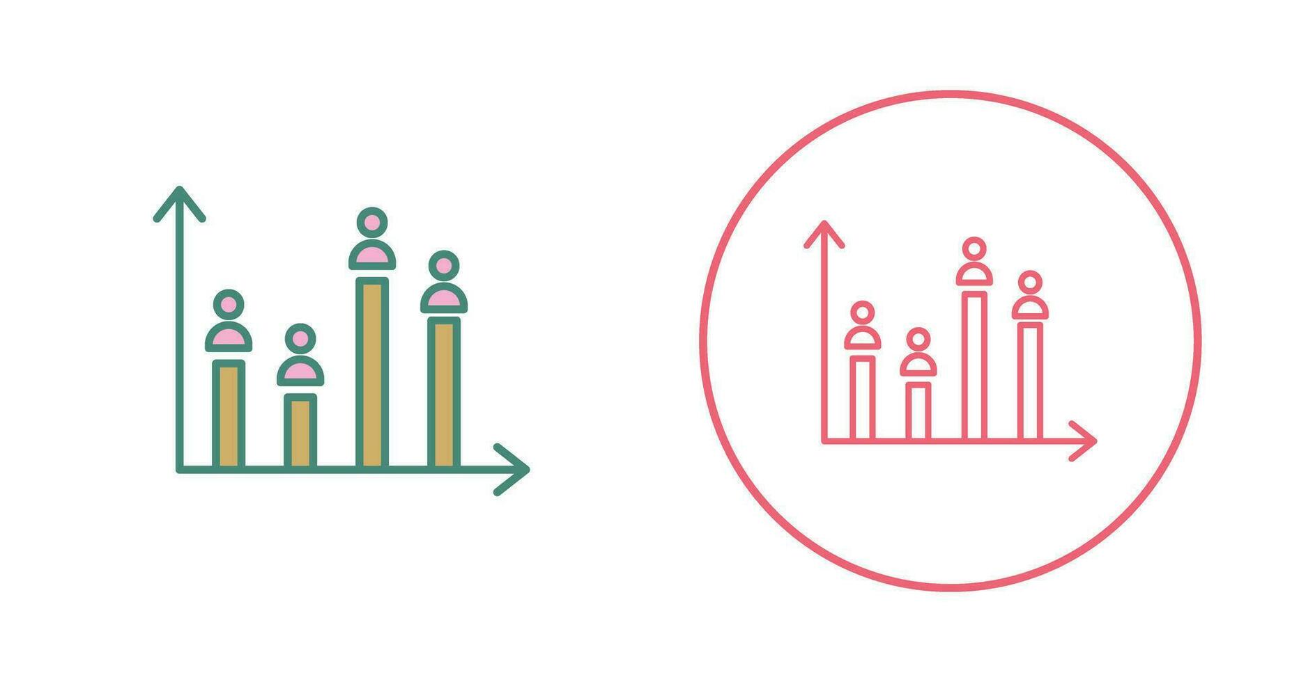 Candidate Graph Vector Icon