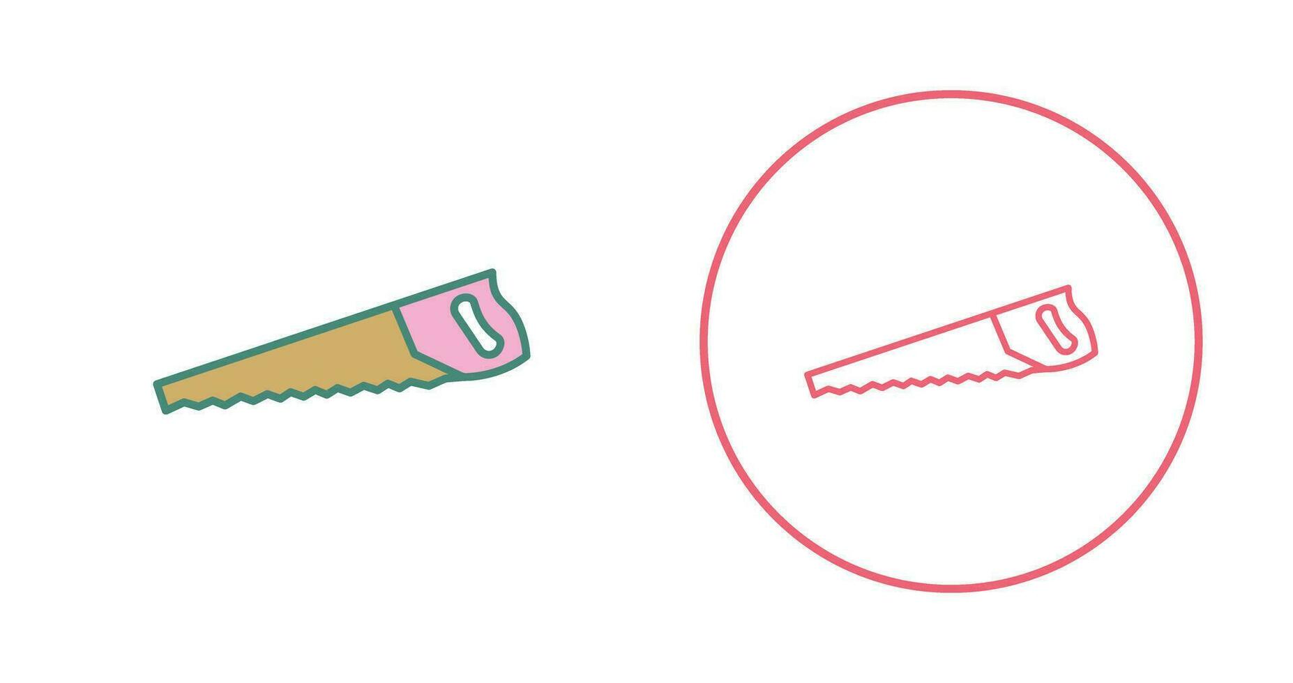 Handsaw Vector Icon