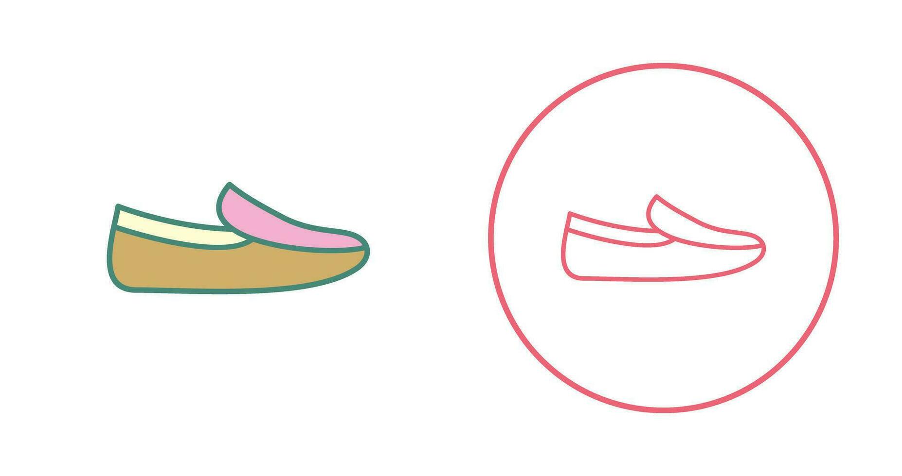 Men's Loafers Vector Icon