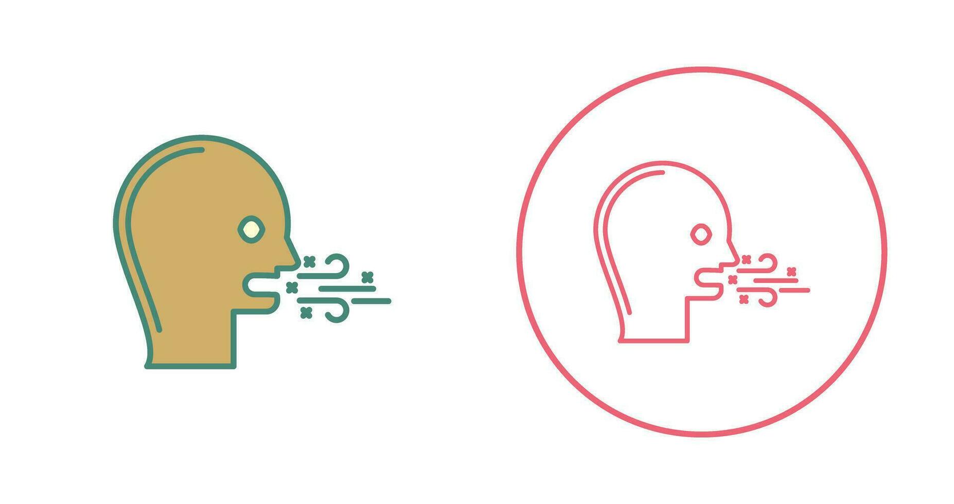 Bad Breath Vector Icon