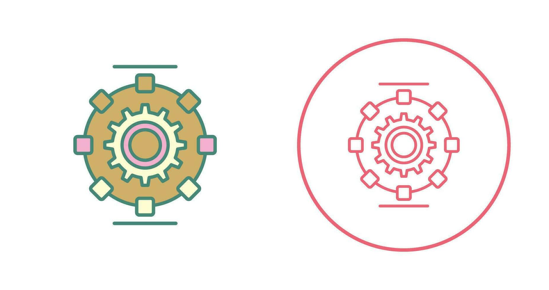 Automated Process Vector Icon