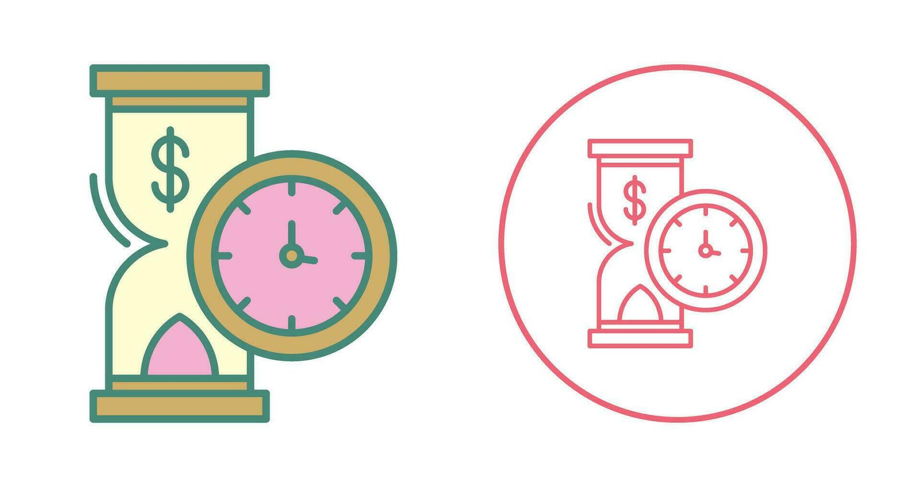 Time is Money Vector Icon