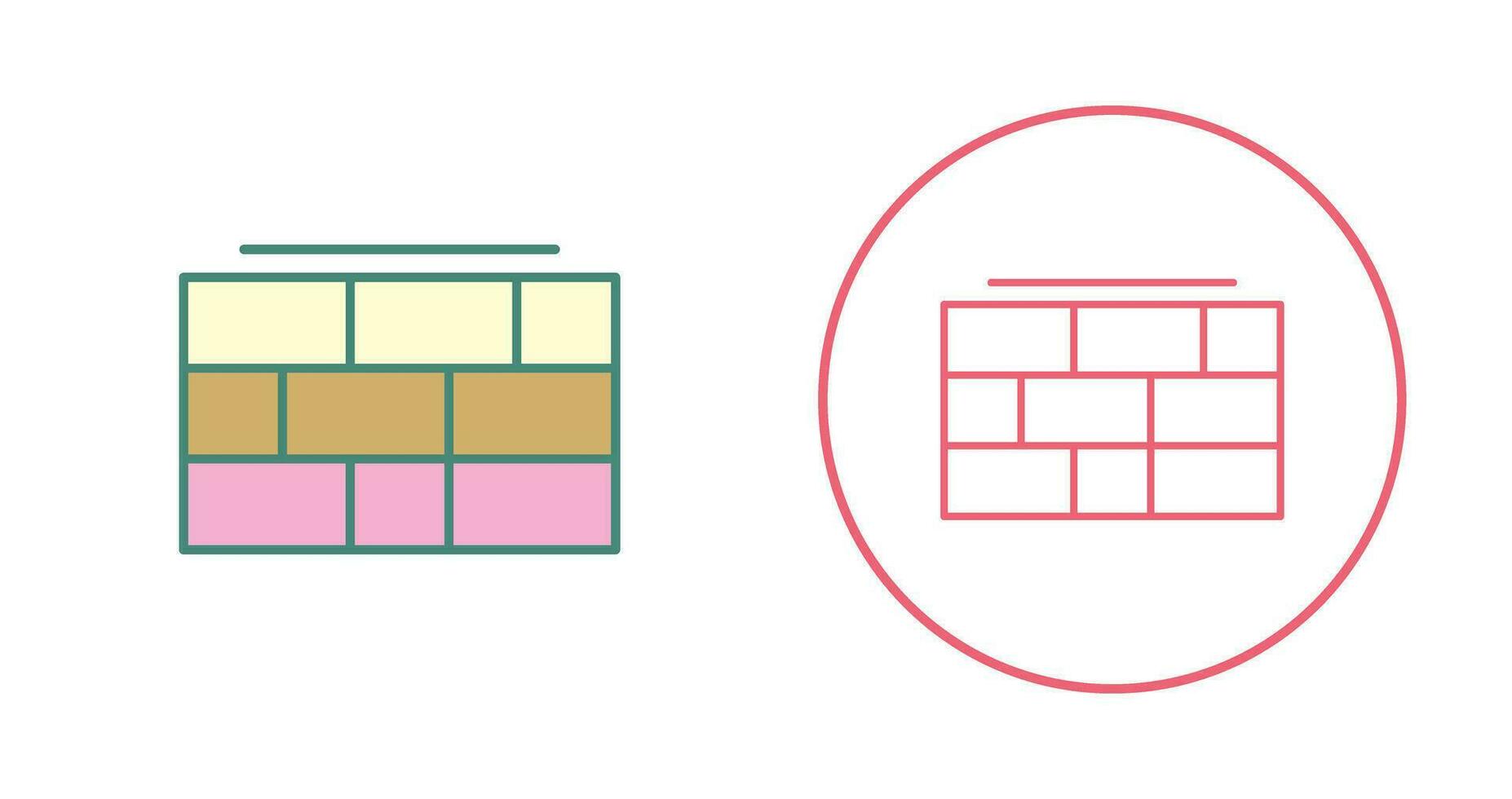 Brick wall Vector Icon