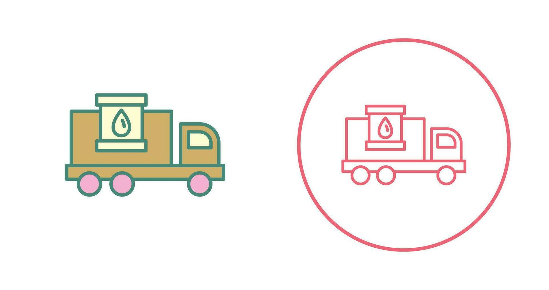 Fuel Truck Vector Icon