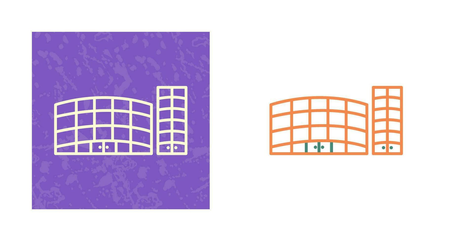 Unique Shopping Mall Vector Icon