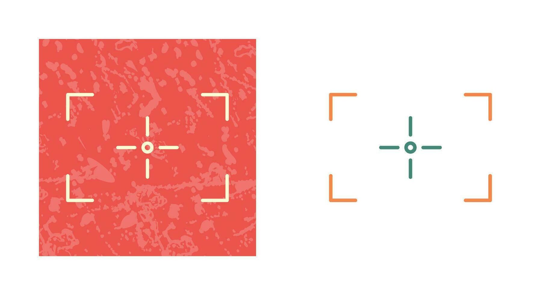 Unique Focus Vector Icon