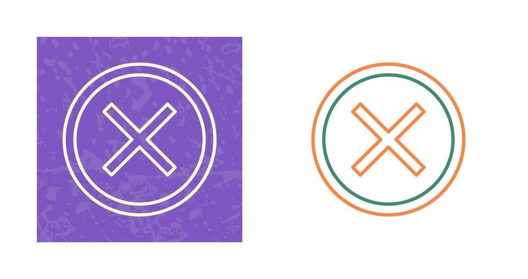 Do Not Cross Vector Icon