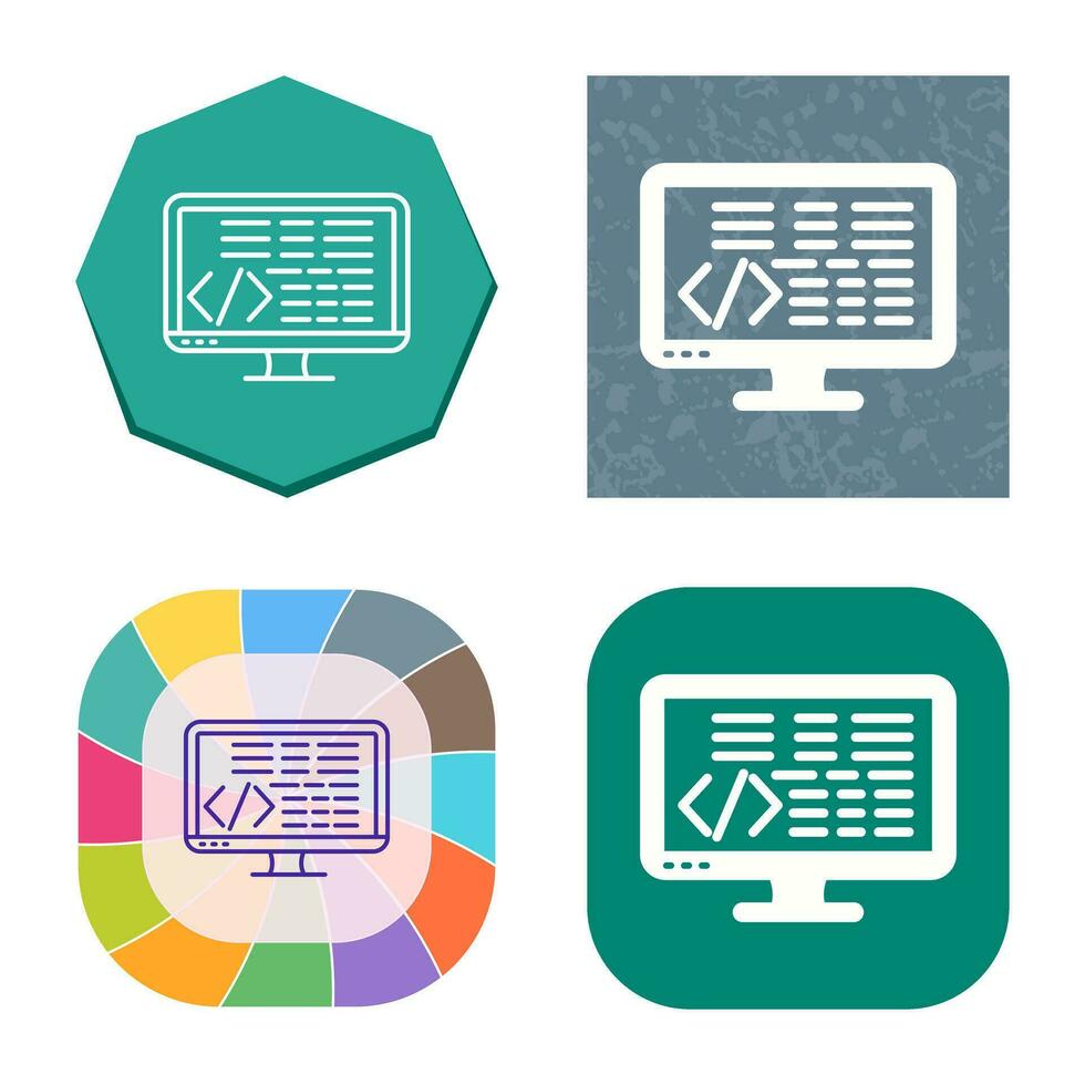 Coding Vector Icon