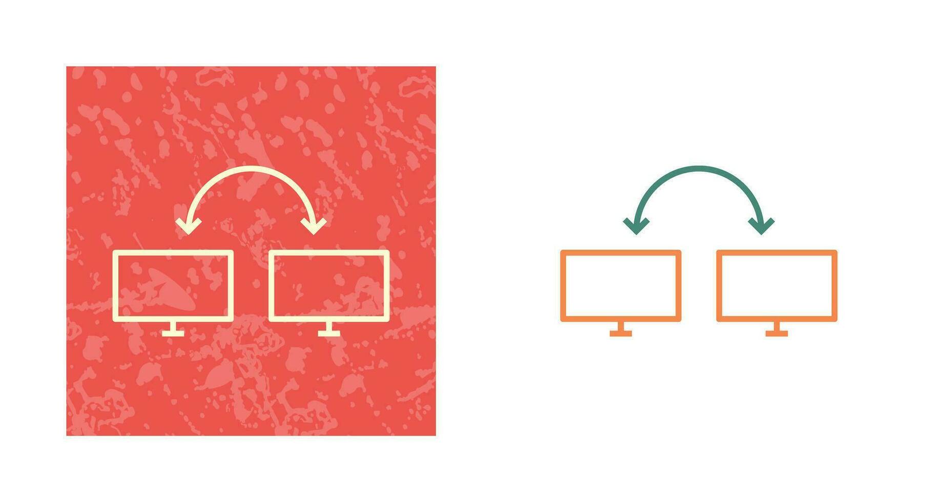 Unique Connected Systems Vector Icon