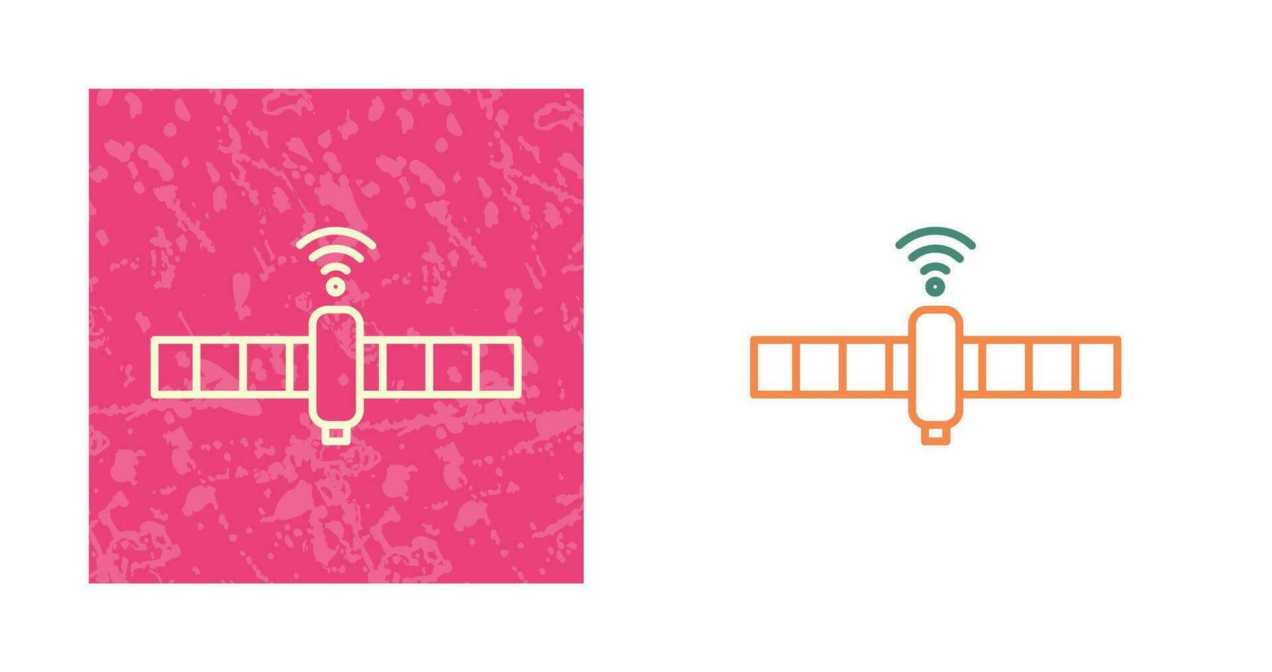 Unique Satellite Vector Icon