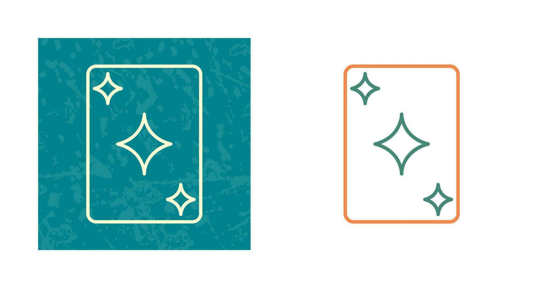 Unique Card Vector Icon