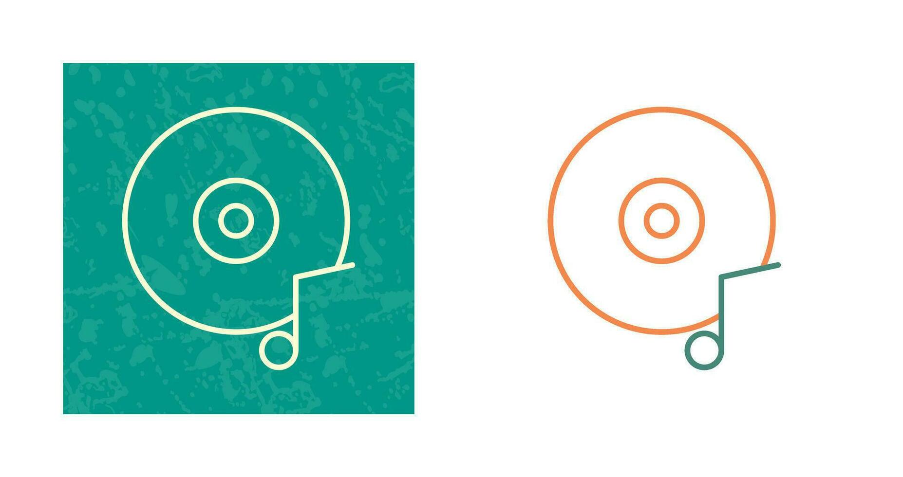 Music CD Vector Icon