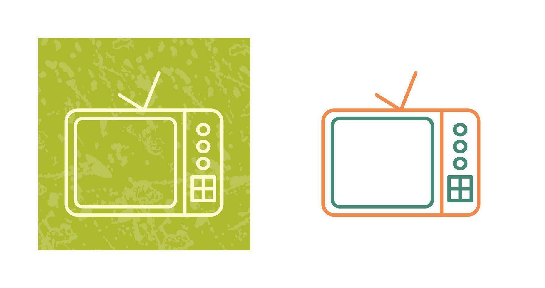 TV Set Vector Icon