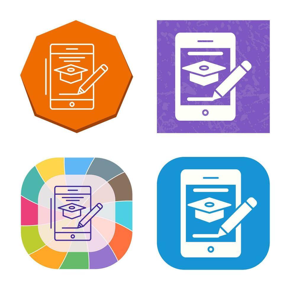 Online Course Vector Icon