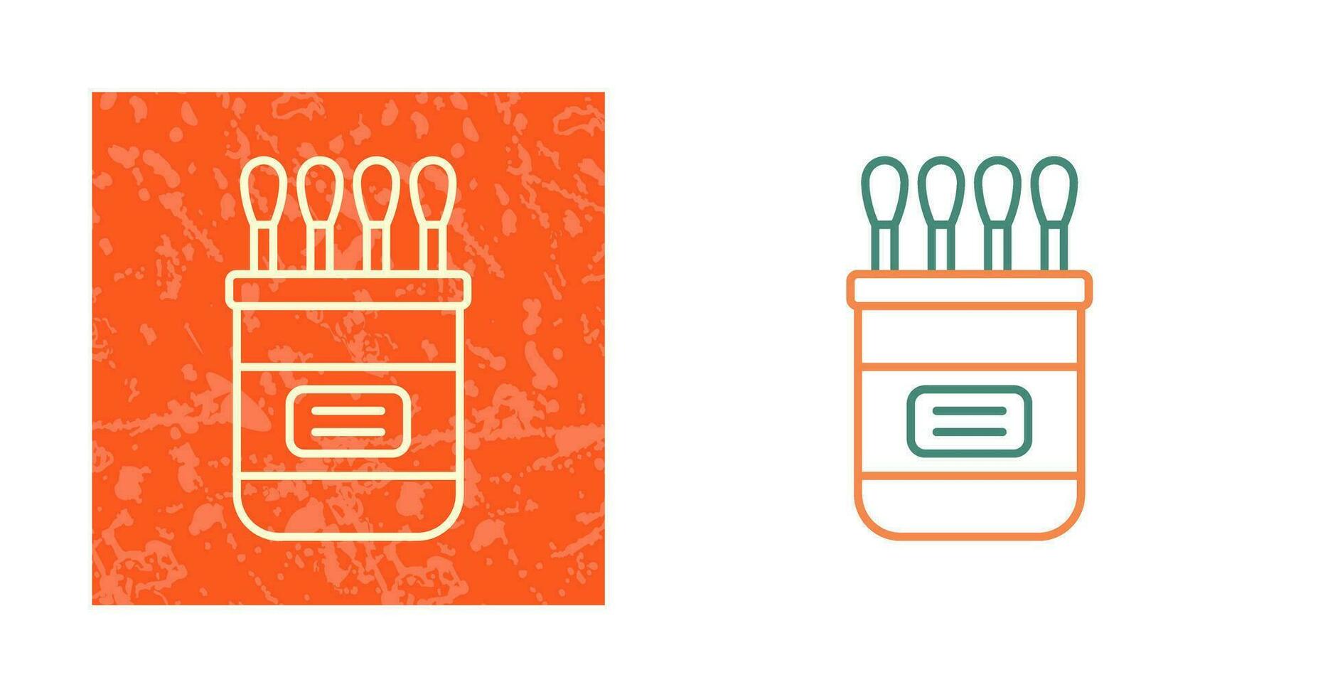 Cotton buds Vector Icon