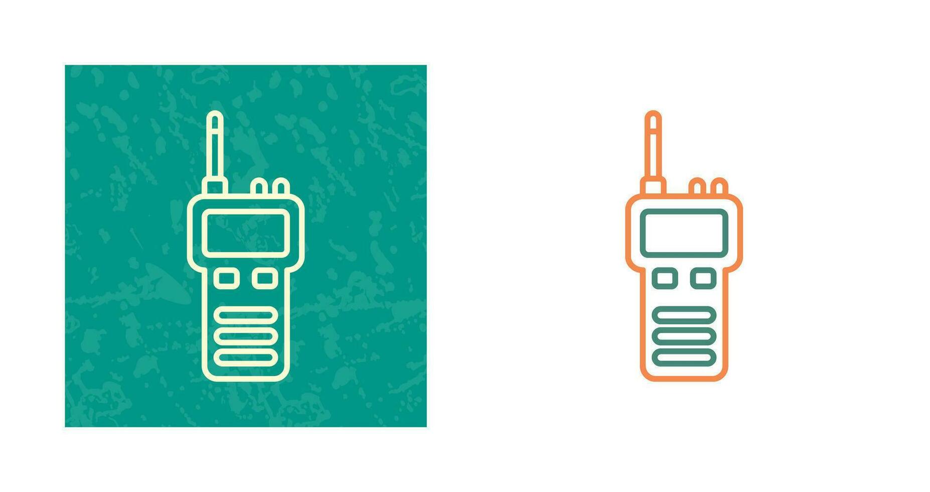 icono de vector de walki talkie