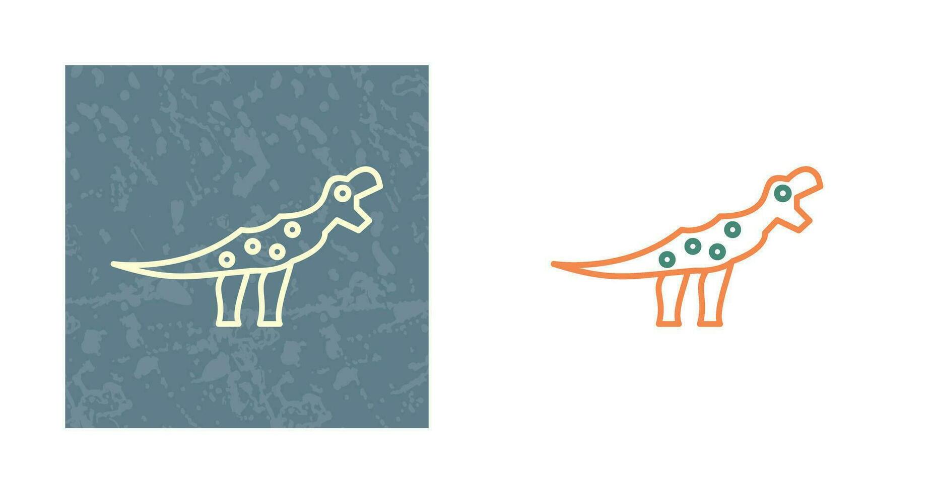 icono de vector de dinosaurio