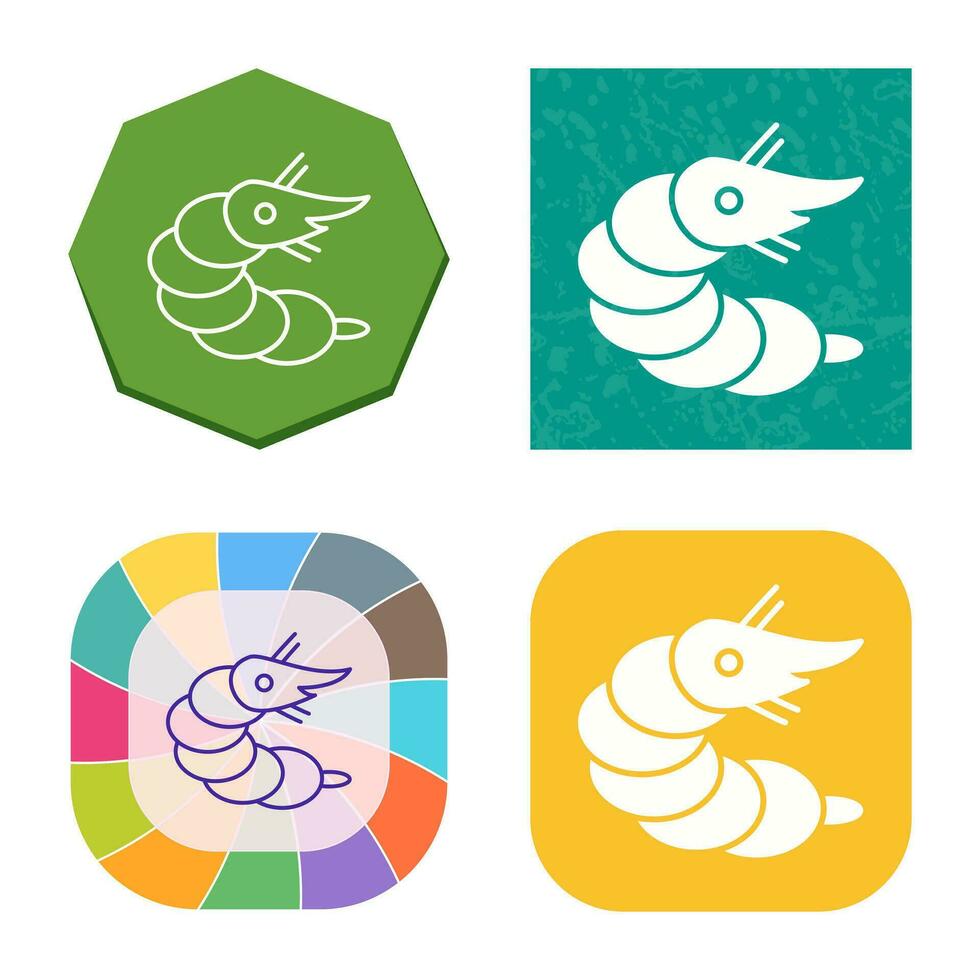 Shrimp Vector Icon