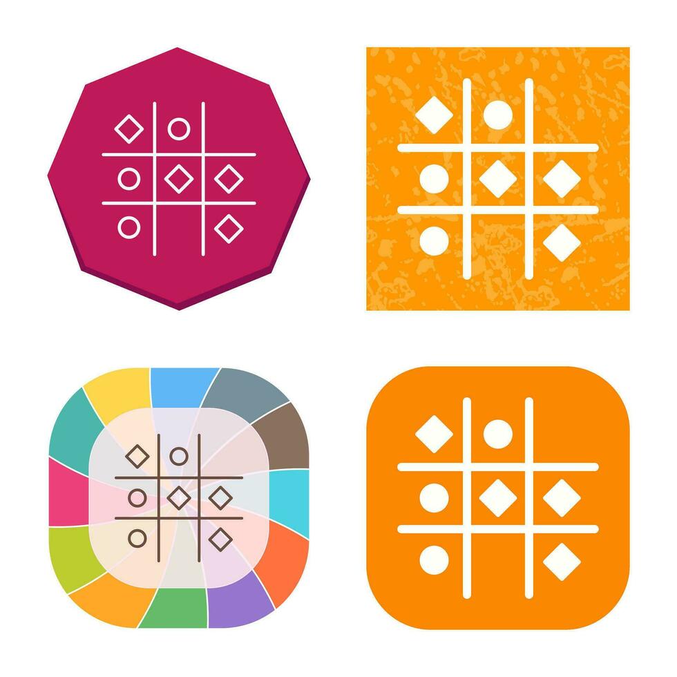 Tic Tac Toe Vector Icon