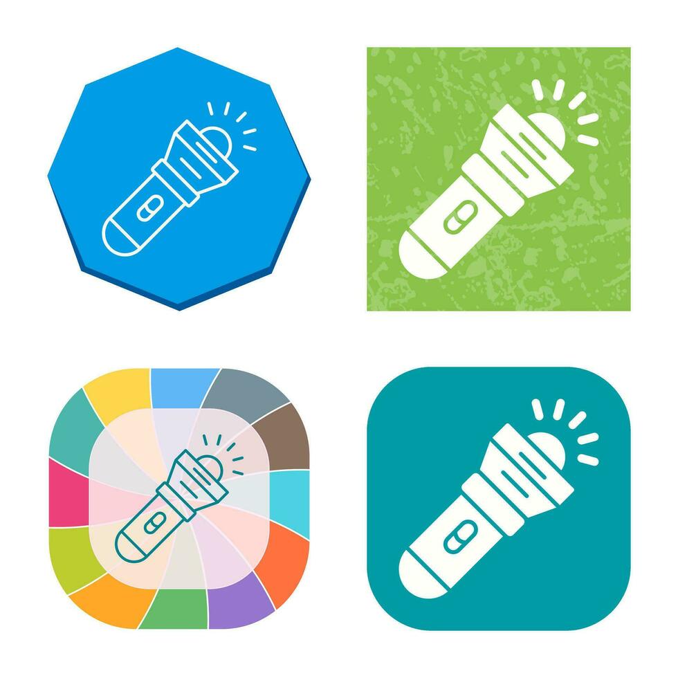 Flashlight Vector Icon