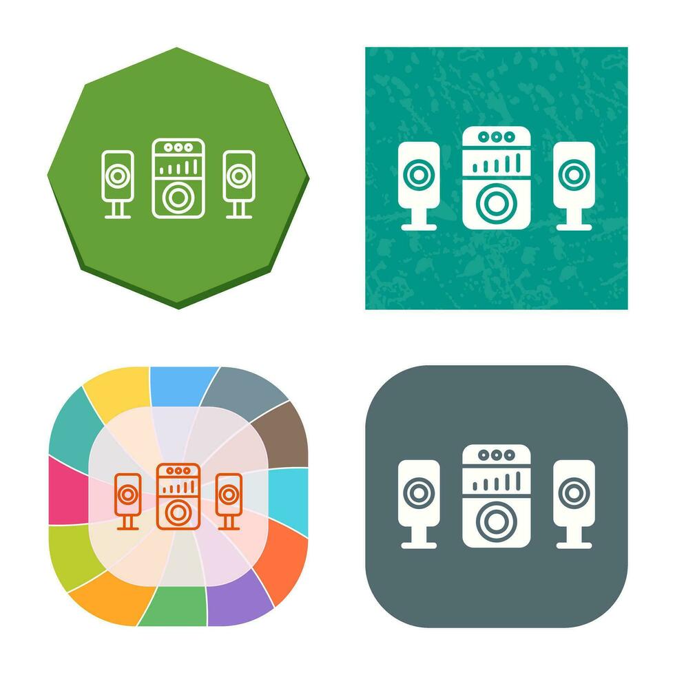 Sound System Vector Icon
