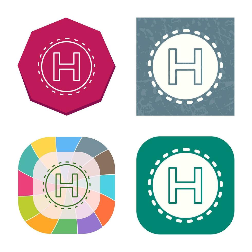 Helipad Vector Icon