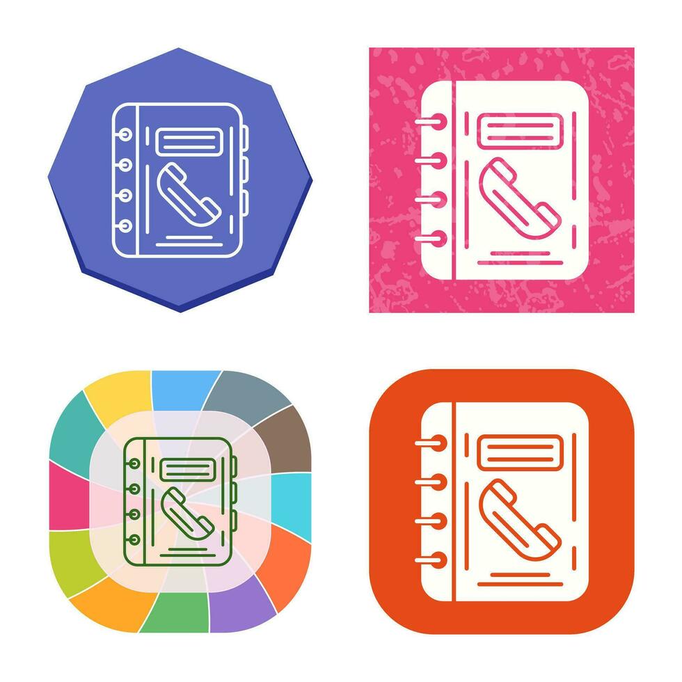 Phonebook Vector Icon