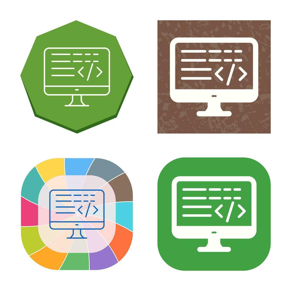 Coding Vector Icon