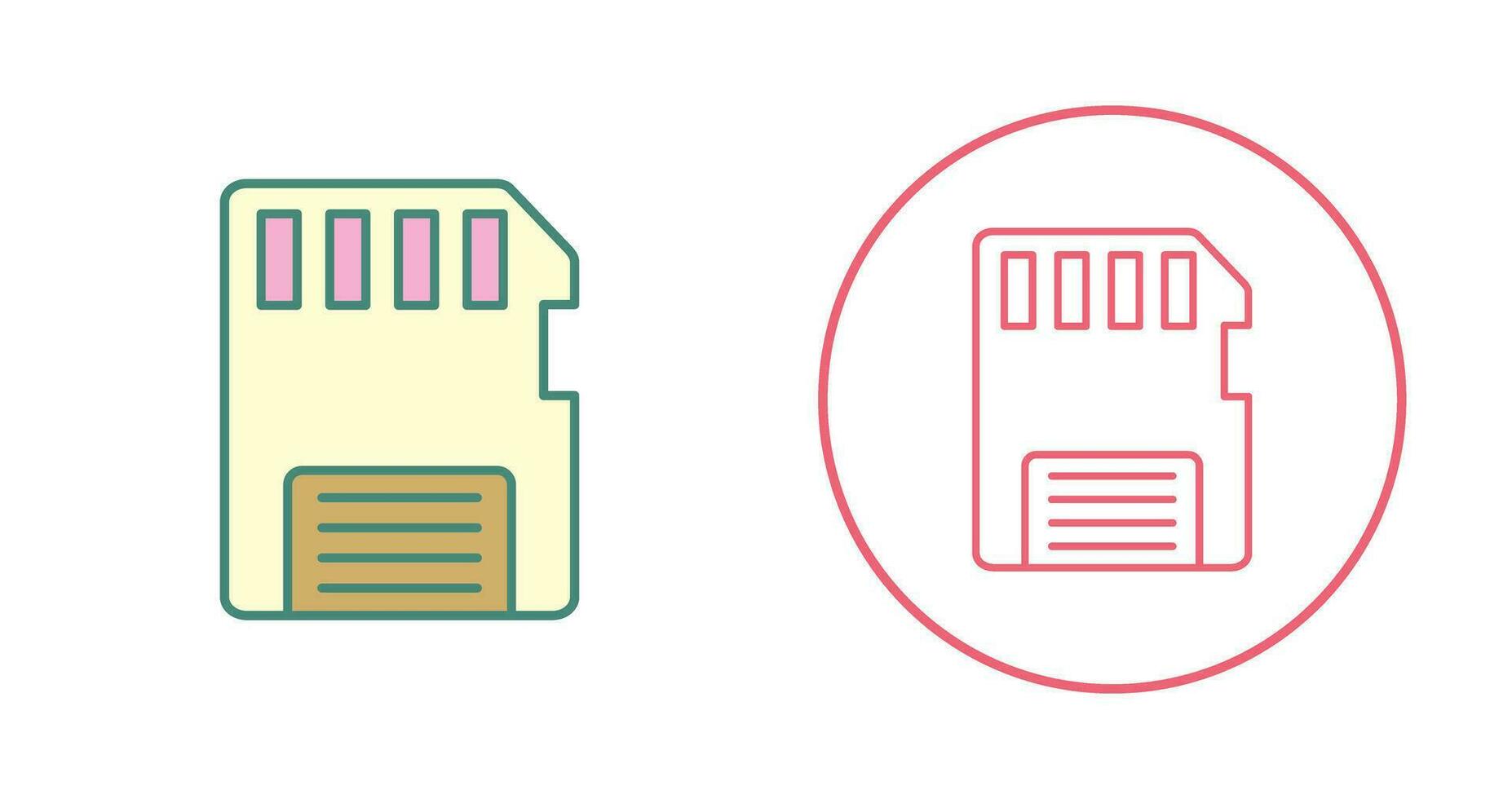 Memory Card Vector Icon