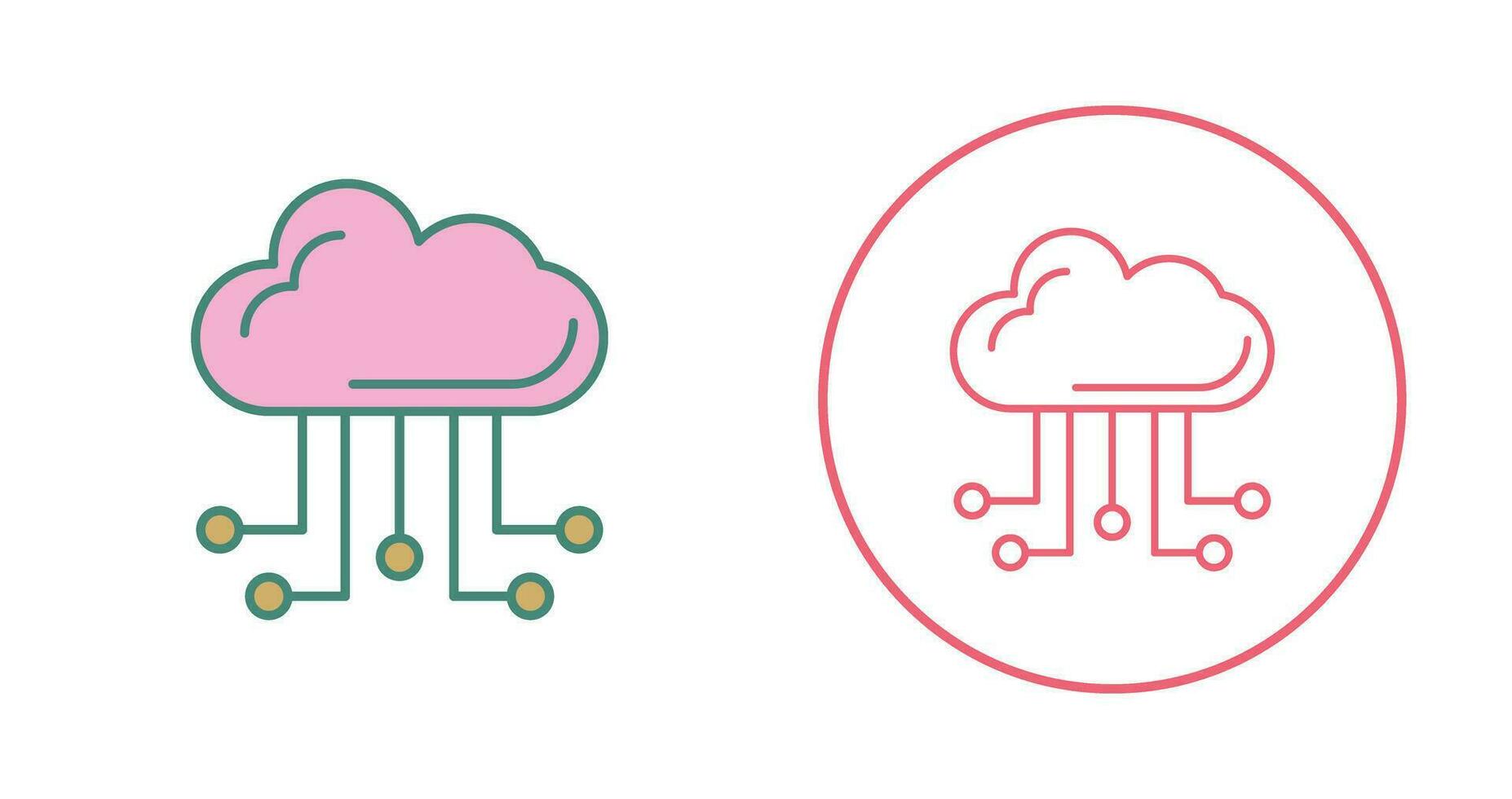 Cloud Computing Vector Icon