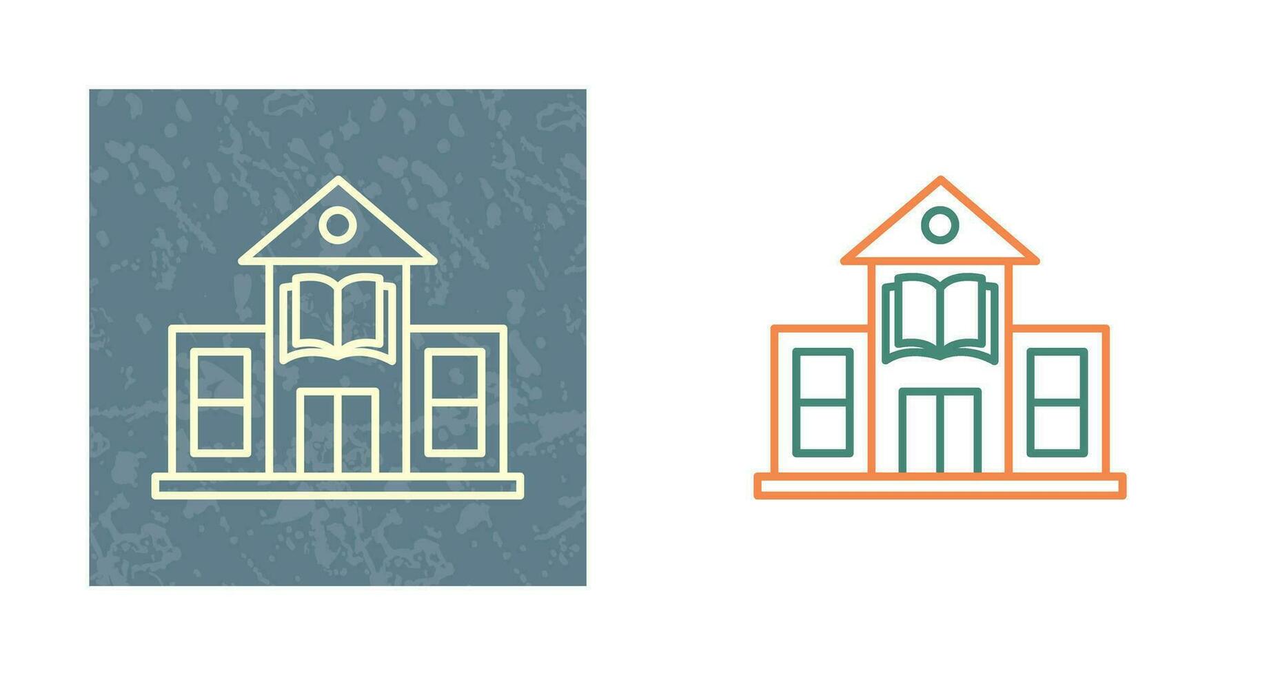 Library Building Vector Icon