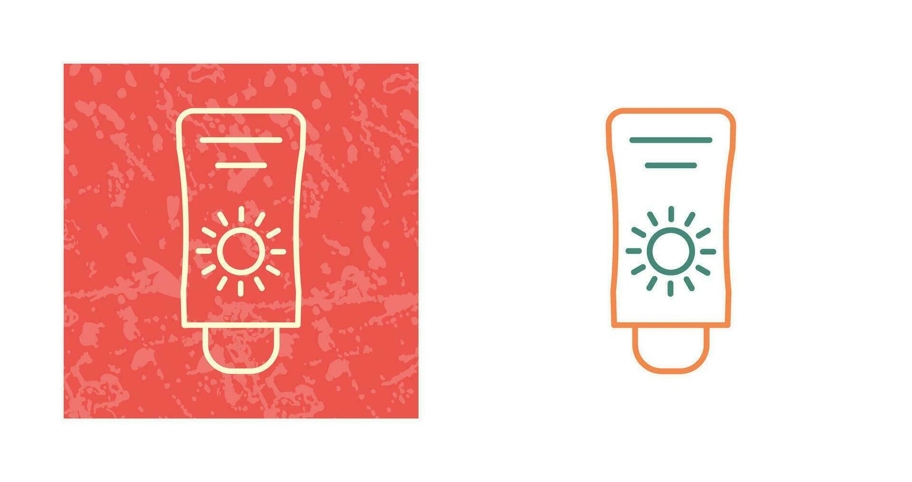 Sun Cream Vector Icon