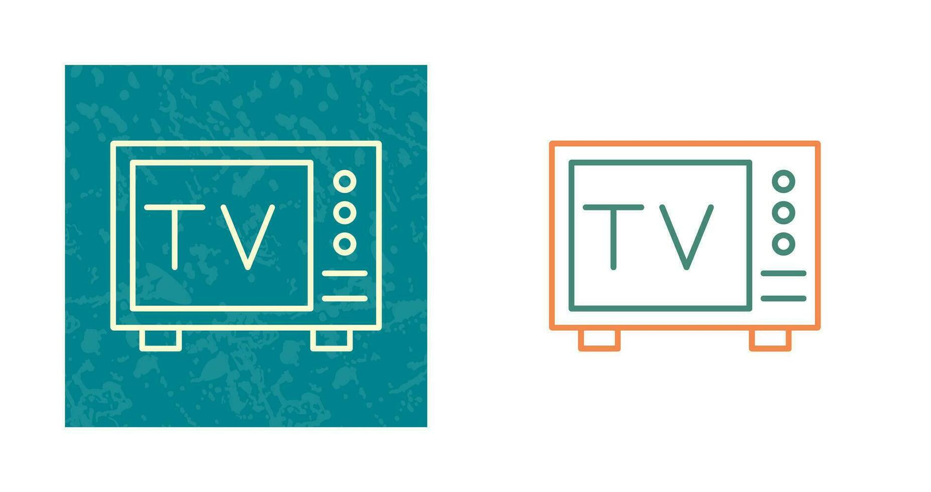 icono de vector de tv