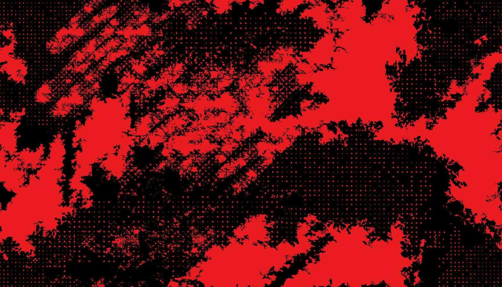 Seamless Pattern Grunge Red with Dots vector
