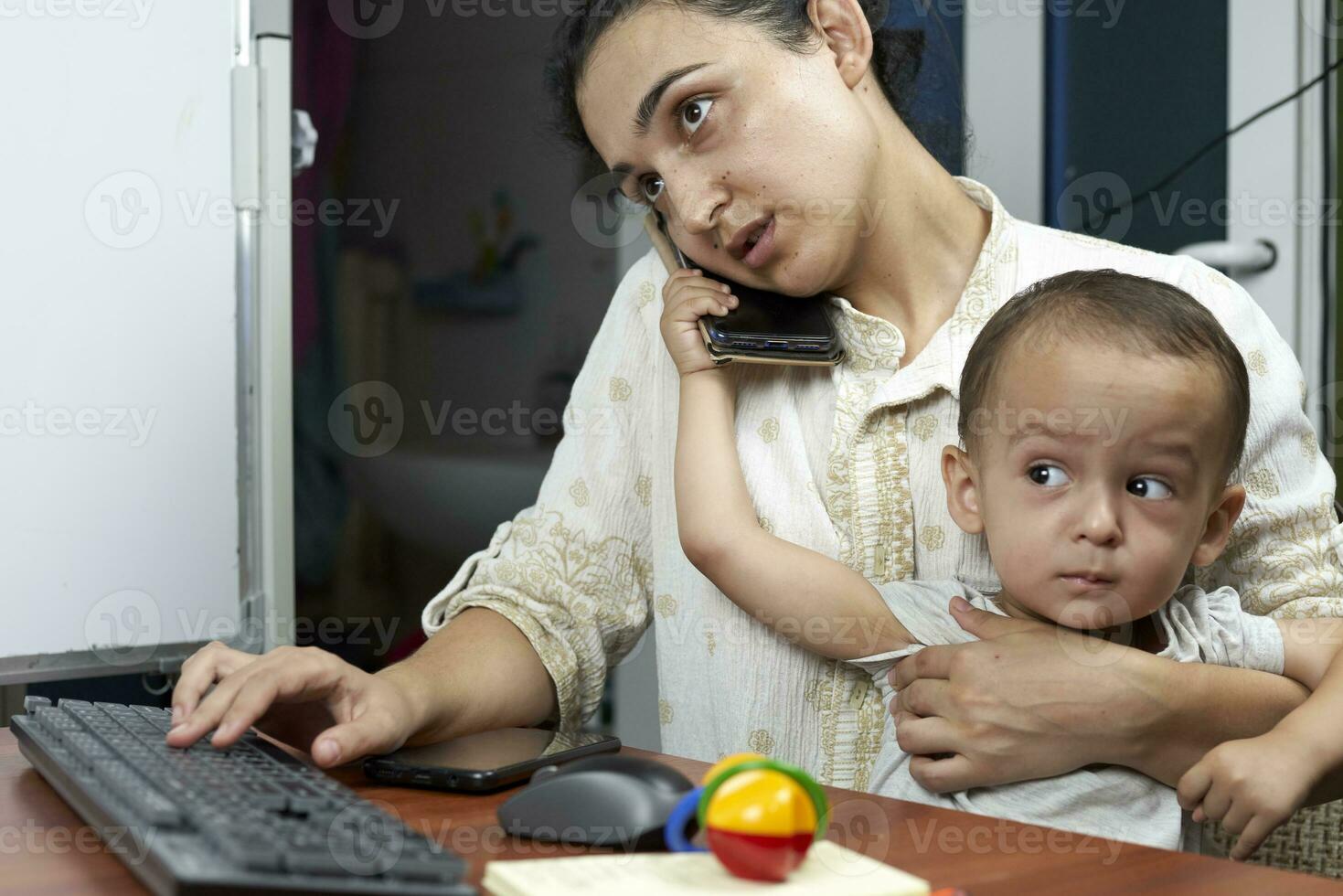 Working from home photo