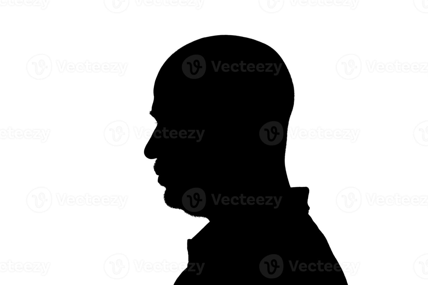 Silhouette of a man photo