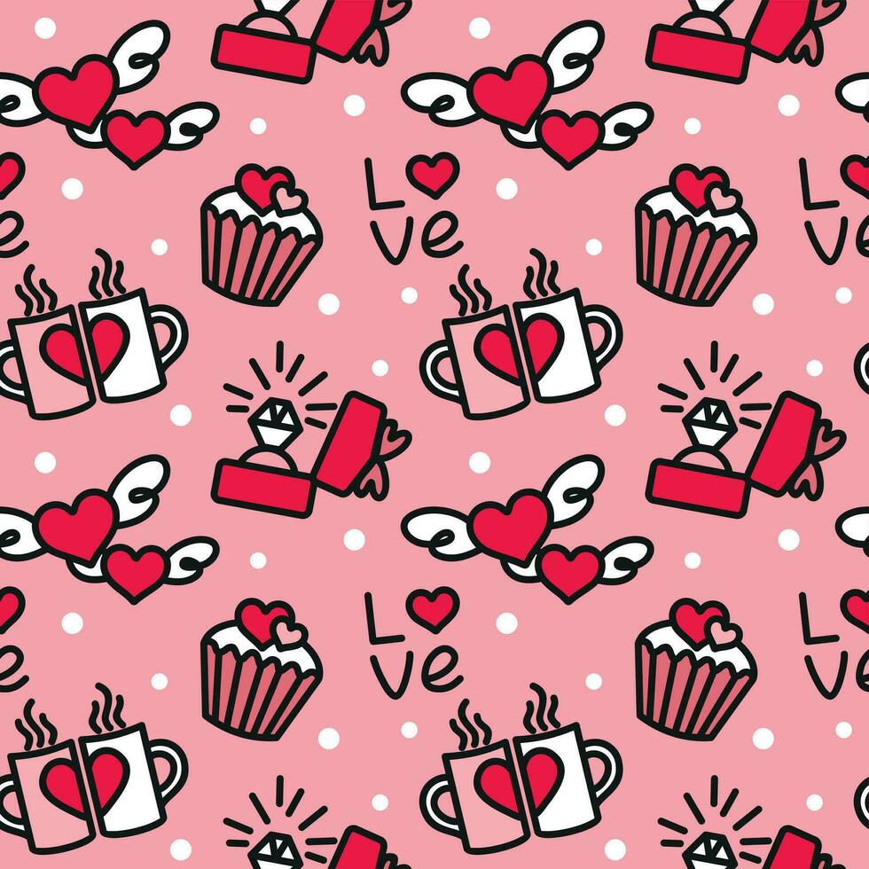 Pink pattern 2.eps vector