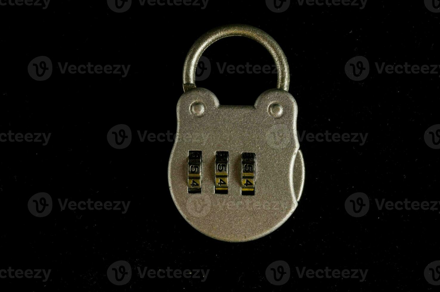 a metal lock with a number combination photo