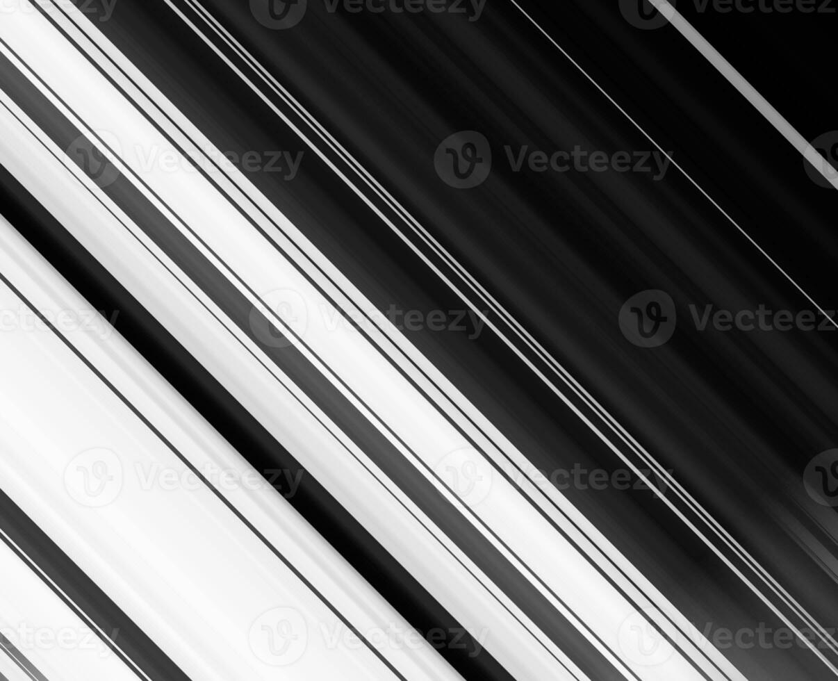 Black and white stripe abstract background. Motion effect. Grayscale fiber texture backdrop and banner. Monochrome gradient pattern and textured wallpaper. photo