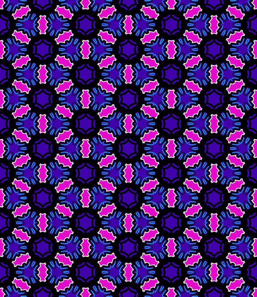 patrón abstracto sin costuras de varios colores. fondo y telón de fondo. multicolor colorido diseño ornamental. vector