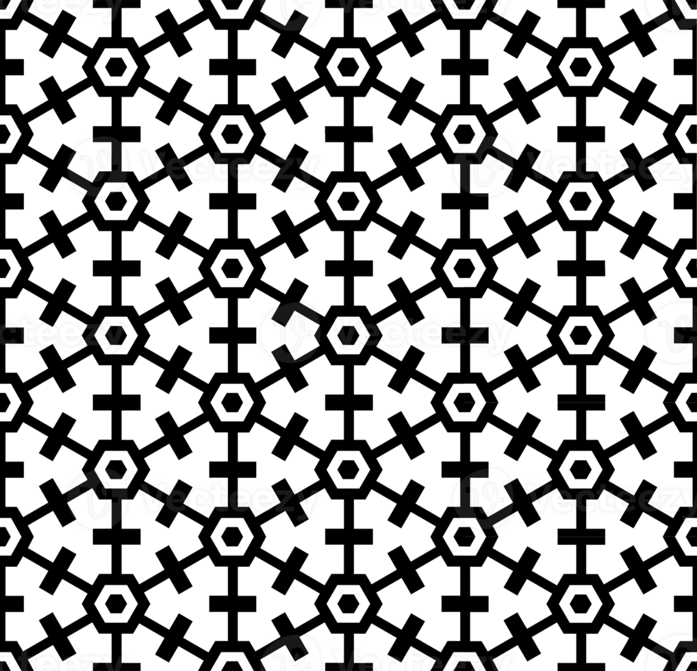 Black seamless abstract pattern. Overlay for background and backdrop. Ornamental design. PNG graphic illustration with transparent background.