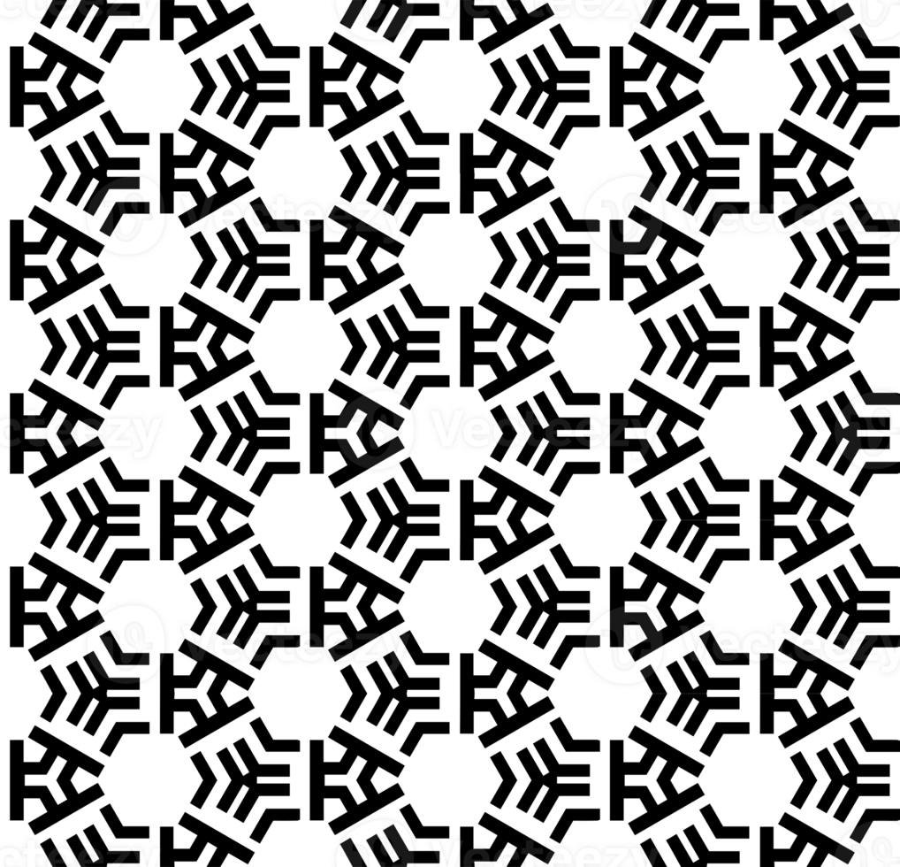 Black seamless abstract pattern. Overlay for background and backdrop. Ornamental design. PNG graphic illustration with transparent background.