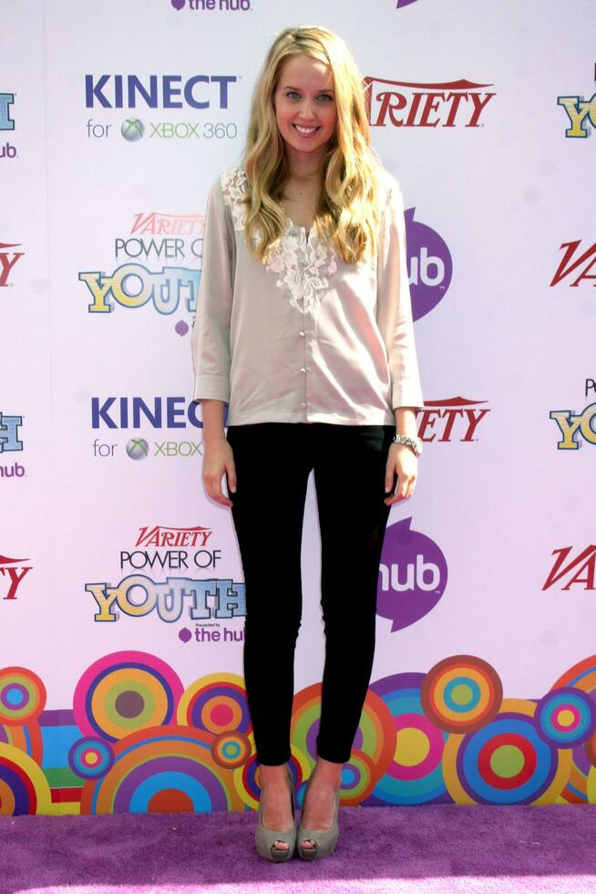 LOS ANGELES - OCT 24  Megan Park arrives at the Variety Power of Youth Event 2010 at Paramount Studios on October 24, 2010 in Los Angeles, CA photo