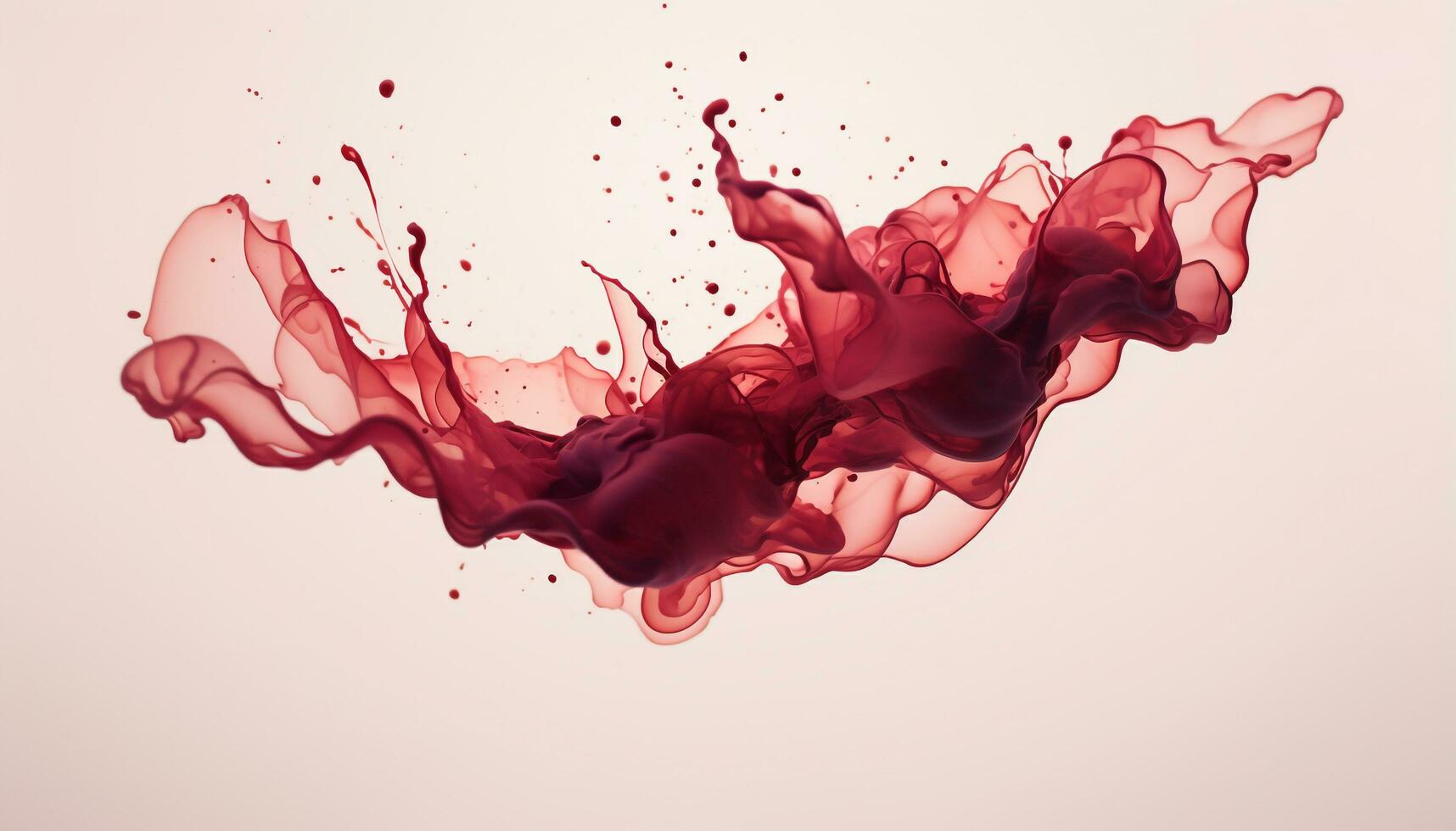 AI generated Abstract Wine Stain photo