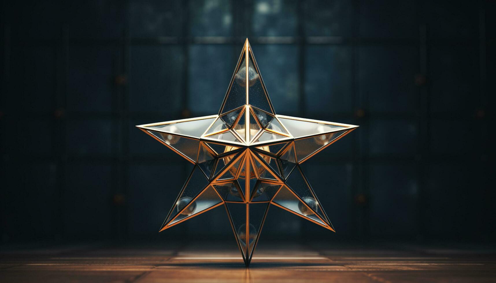 AI generated Angle star photo