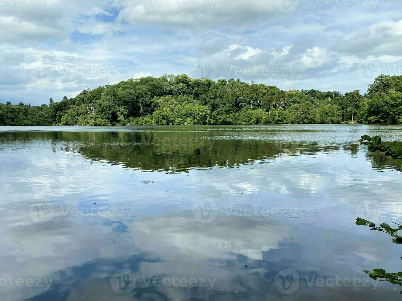 A view of Blake Mere Lake near Ellesmere in Shropshire photo