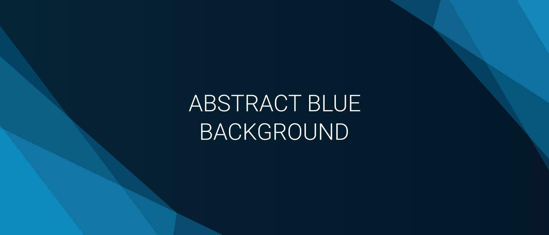 blue abstract background with triangles template vector design