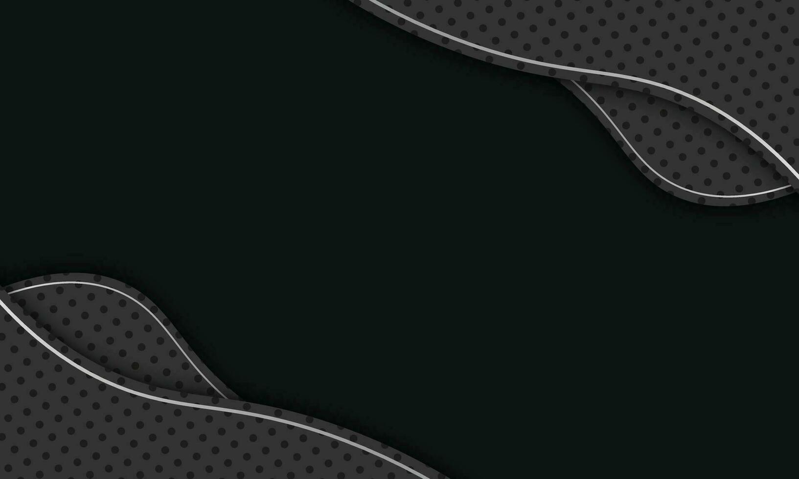 Wave with halftone and line. vector
