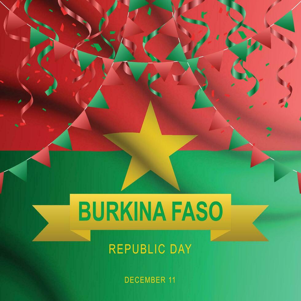 Burkina Faso Republic Day background. 34708921 Vector Art at Vecteezy